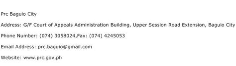 prc baguio contact number|PRC Officials .